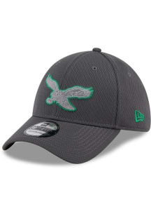 New Era Philadelphia Eagles Grey Evergreen Dash Mark JR 39THIRTY Youth Flex Hat