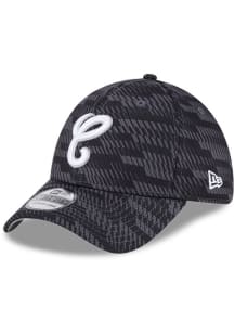 New Era Chicago White Sox Mens Black 2025 Clubhouse Alt 39THIRTY Flex Hat