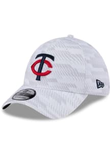 New Era Minnesota Twins Mens White Graded 39THIRTY Flex Hat