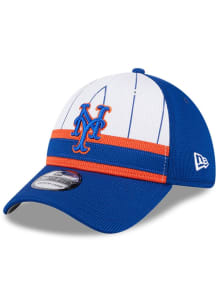 New Era New York Mets Mens Blue 2025 Batting Practice 39THIRTY Flex Hat