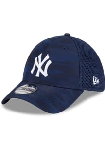 New Era New York Yankees Mens Navy Blue Tonal Camo 39THIRTY Flex Hat