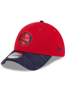New Era St Louis Cardinals Mens Red 2025 Clubhouse 2T 39THIRTY Flex Hat