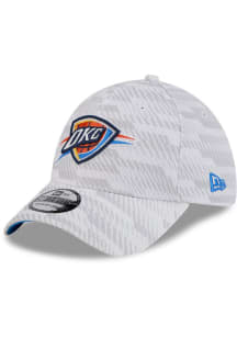 New Era Oklahoma City Thunder Mens White Graded 39THIRTY Flex Hat