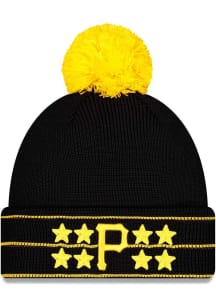 New Era Pittsburgh Pirates Black 2025 Batting Practice Knit Mens Knit Hat