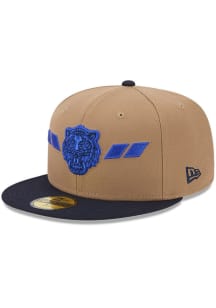 New Era Detroit Tigers Mens Khaki 2T 59FIFTY Fitted Hat