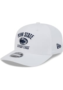 New Era Penn State Nittany Lions Team Wordmark & Logo Stretch 9SEVENTY Adjustable Hat - White