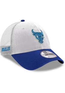 New Era Buffalo Bulls 3T 9FORTY Trucker Adjustable Hat - Blue