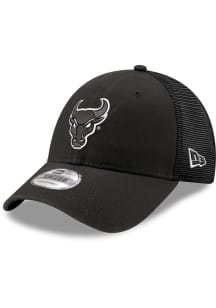 New Era Buffalo Bulls 2T 9FORTY Trucker Adjustable Hat - Black