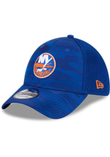 New Era New York Islanders Mens Blue Tonal Camo 39THIRTY Flex Hat