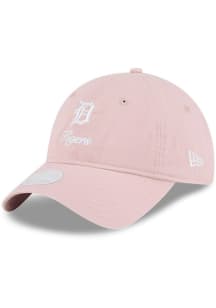 New Era Detroit Tigers Pink Preppy Team 9TWENTY Womens Adjustable Hat