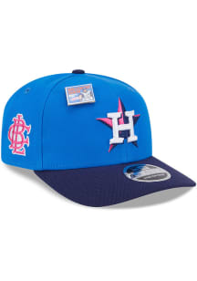New Era Houston Astros 9SEVENTY Adjustable Hat - Blue