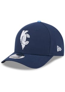 New Era Kansas City Royals 2025 City Connect Official M Crown 9FORTY Adjustable Hat - Navy Blue