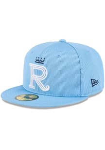 New Era Kansas City Royals Mens Light Blue 2025 City Connect Batting Practice 59FIFTY Fitted Hat