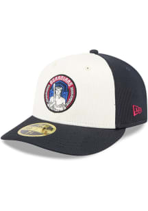New Era Cleveland Guardians Mens Navy Blue 2025 City Connect Batting Practice LP59FIFTY Fitted Hat
