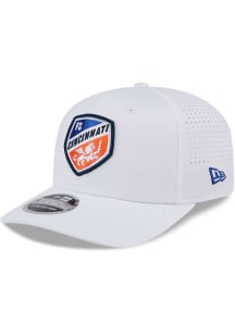 New Era FC Cincinnati Evergreen Perform Stretch 9SEVENTY Adjustable Hat - White