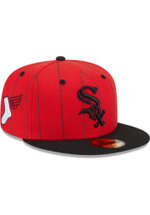 New Era Chicago White Sox Mens Red City Connect Fan Pack 59FIFTY Fitted Hat