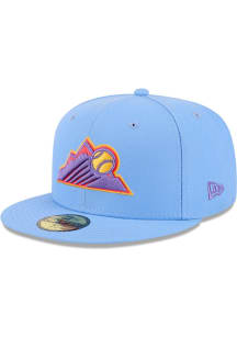 New Era Colorado Rockies Mens Light Blue 2025 City Connect Official 59FIFTY Fitted Hat
