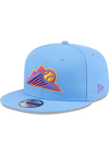 New Era Colorado Rockies Light Blue 2025 City Connect Official 9FIFTY Mens Snapback Hat