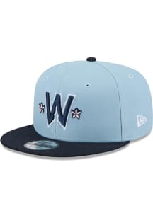 New Era Washington Nationals Light Blue 2025 City Connect Official 9FIFTY Mens Snapback Hat