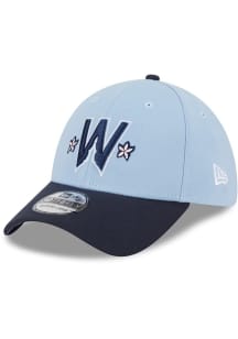 New Era Washington Nationals Mens Navy Blue 2025 City Connect Official 39THIRTY Flex Hat