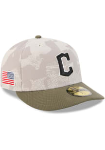 New Era Cleveland Guardians Mens Tan MLB25 AFD 5950 Fitted Hat