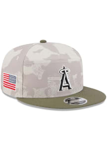 New Era Los Angeles Angels Tan MLB25 AFD 950 SPLT Mens Snapback Hat