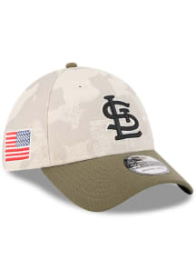 New Era St Louis Cardinals Mens Tan MLB25 AFD 3930 Flex Hat