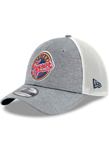 New Era Indiana Fever Mens Grey Shadow Tech Neo 39THIRTY Flex Hat