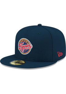 New Era Indiana Fever Mens Navy Blue Primary 59FIFTY Fitted Hat