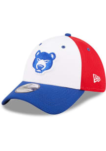 New Era South Bend Cubs Mens White Batting Practice 39THIRTY Flex Hat
