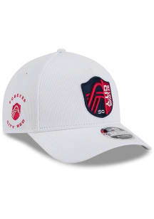 New Era St Louis City SC White Jersey Hook JR 9FORTY MC Youth Adjustable Hat