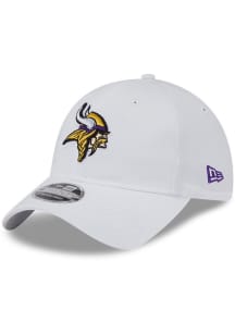 New Era Minnesota Vikings Ripstop Stretch Snap 9TWENTY Adjustable Hat - White