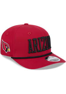 New Era Arizona Cardinals 9SEVENTY Cotton Stretch Snap Adjustable Hat - Red