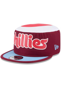 New Era Philadelphia Phillies Maroon Retro Painter Mens Snapback Hat