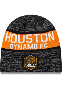 New Era Houston Dynamo Black 2025 Kick Off Beanie Mens Knit Hat