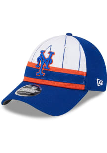 New Era New York Mets 2025 Batting Practice Stretch  9FORTY Adjustable Hat - Blue