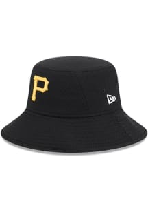 New Era Pittsburgh Pirates Black 2025 Spring Training Mens Bucket Hat