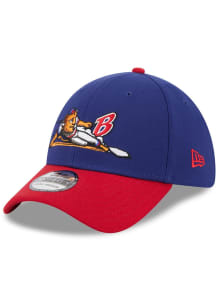 New Era Buffalo Bisons Mens Blue 2025 Theme Night 39THIRTY Flex Hat