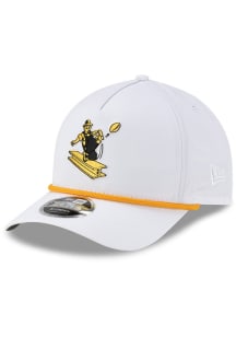 New Era Pittsburgh Steelers Retro Rope 9FORTY M CROWN Adjustable Hat - White