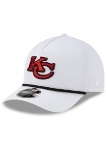 New Era Kansas City Chiefs Rope 9FORTY M CROWN Adjustable Hat - White