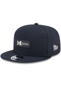 New Era Michigan Wolverines Blue 25 COLFB SL 950SP Mens Snapback Hat