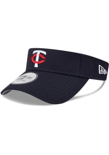 New Era Minnesota Twins Mens Navy Blue 2025 Spring Training Adjustable Visor