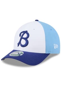 New Era Buffalo Bisons Player Replica M Crown 9FORTY Adjustable Hat - White