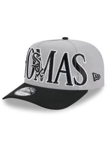 New Era Chicago White Sox Grey Player Name Number CH A Frame 9FIFTY Mens Snapback Hat