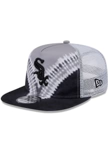 New Era Chicago White Sox Grey Dye Golfer Trucker Mens Snapback Hat