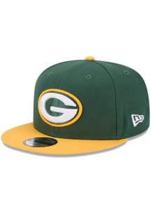 New Era Green Bay Packers Green Evergreen 2T 9FIFTY Mens Snapback Hat