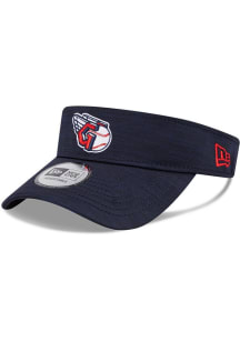 New Era Cleveland Guardians Mens Navy Blue Basic Adjustable Visor