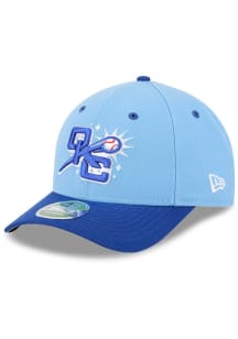 New Era Oklahoma City Dodgers Player Replica M Crown 9FORTY Adjustable Hat - Blue