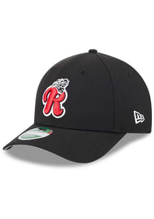 New Era Reading Fightin Phils Player Replica M Crown 9FORTY Adjustable Hat - Black