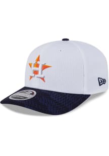 New Era Houston Astros 2025 Clubhouse Alt Stretch  9SEVENTY Adjustable Hat - White
